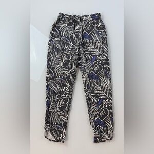 MARINE LAYER Allison Navy Printed Pants